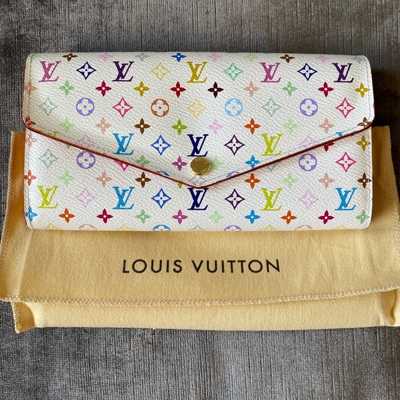 ✨BRAND NEW ✨💯% AUTHENTIC LOUIS VUITTON SARAH WALLET MULTICOLOR - Picture 17 of 17